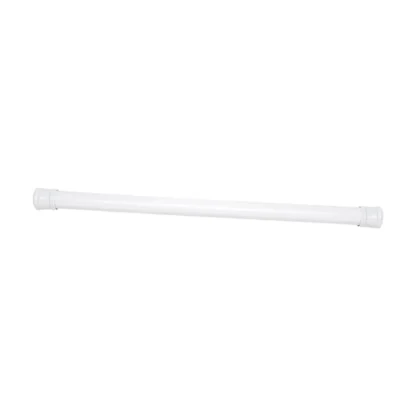 Barra de cortina de ducha sin perforación, varilla telescópica extensible para ventana, Metal