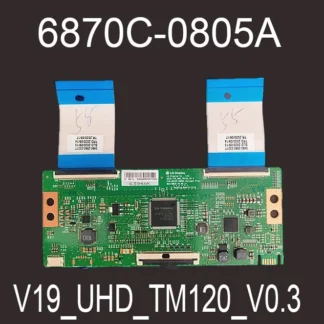 Placa lógica T-CON 6870C-0805A v19 _ UHD _ tm120 _ v0.3 6871L-6394A 6871L-5898A 6871L-6394B 6871L-05926A para 55Q20300 65PFL5604/F7 A