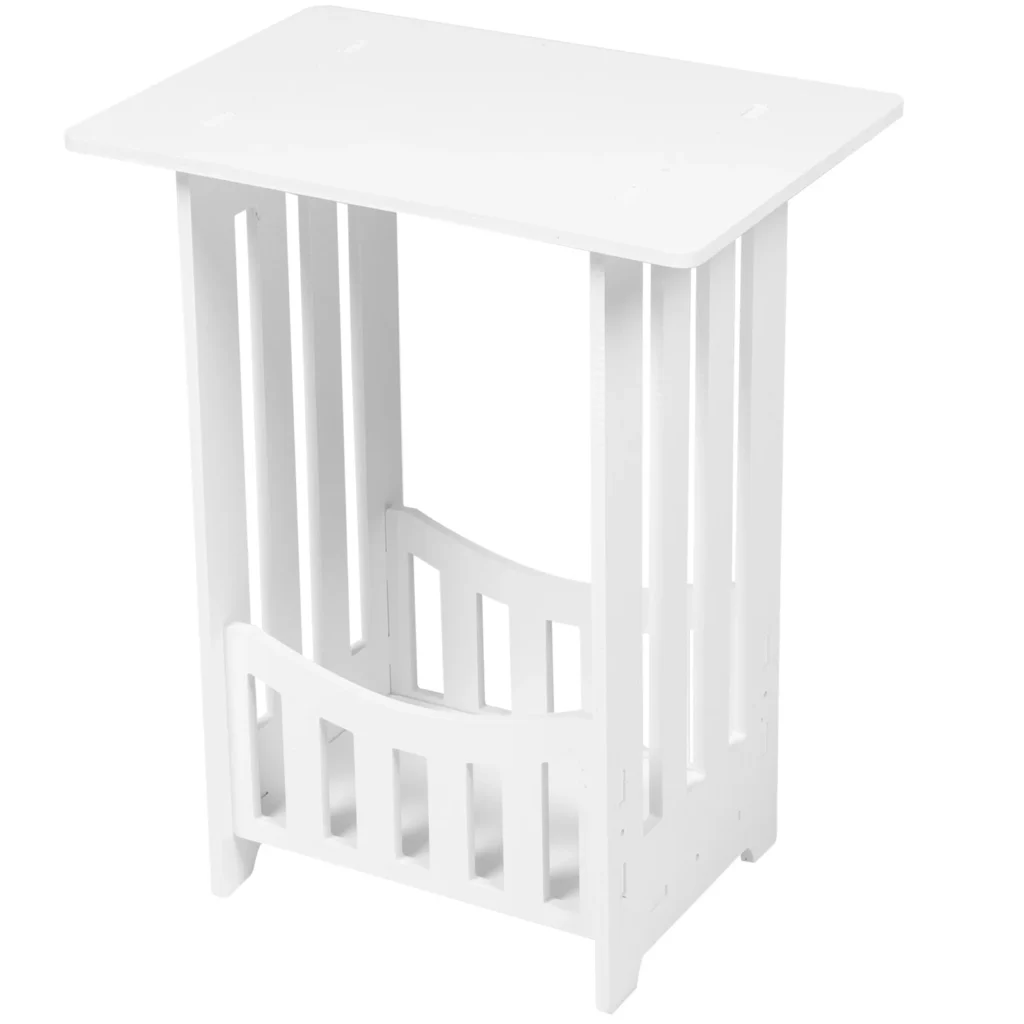 Mesa de centro de mármol, muebles, soportes de noche espaciales, LED, sala de estar, mesas auxiliares blancas para dormitorio infantil
