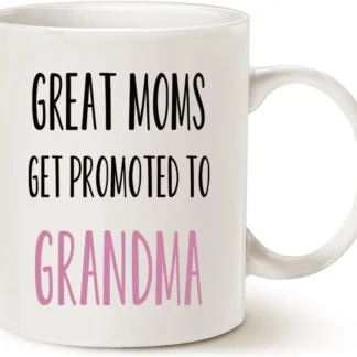 Taza de café divertida para abuelos, gran mamá/papá, promoción a abuela/grandpa, los mejores abuelos, taza de regalo de Año Nuevo