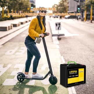 Batería de litio y hierro LiFePO4 de 12V y 20Ah, recargable de ciclo profundo más de 4000, batería sin mantenimiento, BMS integrado para Scooter