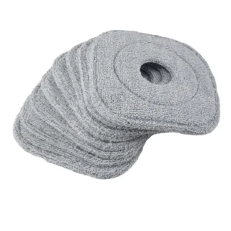 Paño de fregona para fregona, 8 Uds., fregona para apretar, separación automática, limpieza giratoria de suelos, almohadillas de fregona, paño