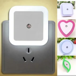 Iluminación LED nocturna inalámbrica con Sensor, Mini lámpara de luces nocturnas con enchufe europeo para decoración de habitación de niños y dormitorio