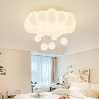 Lámparas de techo románticas para habitación de niños, luces de techo minimalistas modernas para habitación de princesa, sala de estar, dormitorio de niño y niña