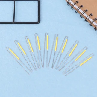 Bombilla de filamento Led de 3V y 30MM, piezas de lámpara de alambre de soldadura por puntos de cerámica, diodo Led, piezas de Chip de bombilla parcial, 10 piezas