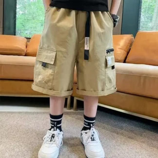 Pantalones deportivos de cinco piezas para hombre, ropa de moda informal, estilo Harajuku, temperamento, simple, Verano