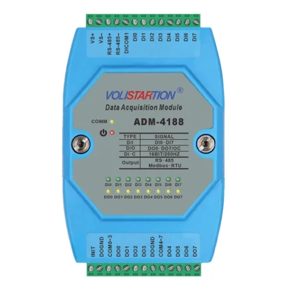 ADM-4188 Módulo de adquisición 8DI/DO de entrada/salida de interruptor de 8 canales 485 modbus