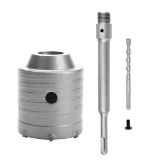 Taladros de martillo SDS Plus, juego de brocas de sierra para agujeros de pared, herramientas de corte con eje redondo, abridor de agujeros de piedra de cemento y hormigón, 60mm