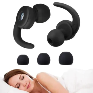 Tapones de silicona para dormir, protección para los oídos, aislamiento acústico, antiruido, reducción de ruido, 1 par