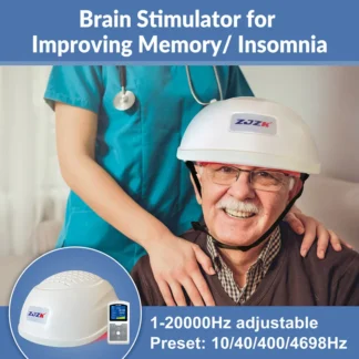 Tratamiento de Parkinson, dispositivo de estimulación magnética transcraneal para lesiones cerebrales traumáticas, casco LED de 810nm, 40Hz para recuperación cerebral