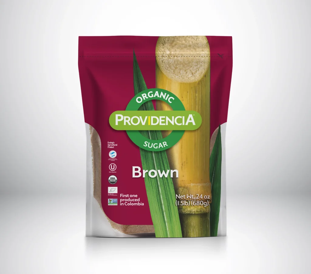Proveedor de azúcar marrón orgánico, 24 oz, caja de 12