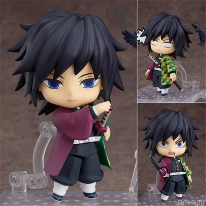 Anime Demon Slayer Kimetsu no Yaiba Giyu Tomioka 1408 PVC figura de acción estatua modelo coleccionable juguetes para niños muñeca regalos 10cm