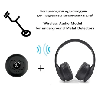 Módulo inalámbrico y auriculares inalámbricos, accesorios de detección para Detector de metales subterráneo