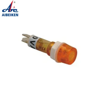 Luz piloto para máquina industrial, lámpara indicadora de alta calidad con señales de cable, lámparas piloto de cc 12V, color amarillo