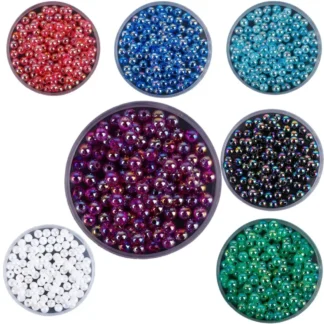 100 unids/lote de cuentas acrílicas de alta calidad, cuentas espaciadoras sueltas de colores para DIY, collar, pulsera, accesorios para hacer joyas