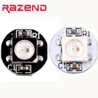 Chip de píxeles Led 100 piezas, 5050 RGB/RGBW/WWA/RGBNW, direccionable WS2812B SK6812, Mini placa Led WS2811 IC, nodo Blanco/Negro PCB 5V