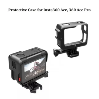 Funda protectora de liberación rápida de plástico con tornillos de Base, marco protector de cámara deportiva anticaída para Insta360 Ace, 360 Ace Pro