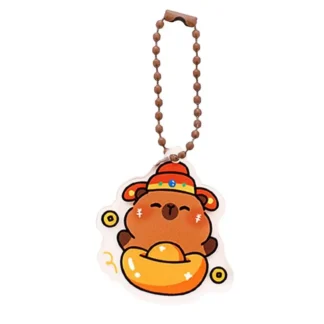 LLavero de acrílico Capybara, decoración de bolsa, lindo llavero, decoración de mochila, multifuncional para mochilas, hogar