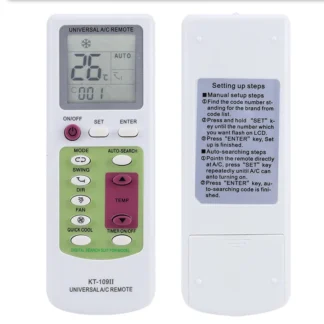 Nuevo Control remoto Universal para aire acondicionado KT109II, pantalla LCD de repuesto, accesorios para aire acondicionado