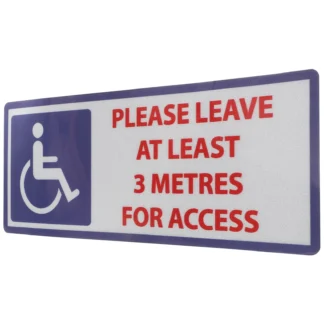 Pegatinas de coche, señal de advertencia para personas discapacitadas, letrero decorativo, accesorios para personas discapacitadas