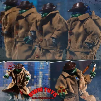 JOYTOY 1/18 serie TMNT sombrero cortavientos Michelangelo Donatello Leonardo Raphael conjunto de ropa accesorios aptos para figura de acción de 10,6 CM