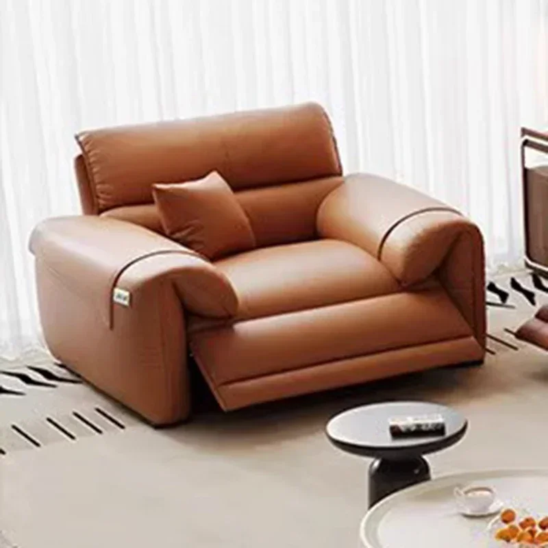 Sofá multifuncional para dormir, relax, marrón, Europa, perezoso, elegante, multifuncional, nórdico, individual, divano soggiorno, muebles para el hogar