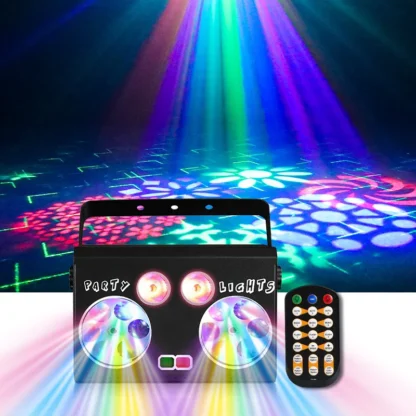 Proyector de luz láser RGB DMX de 15W para escenario, proyector remoto para DJ, discoteca, KTV, iluminación de fiesta para club nocturno, Bar, Lámpara decorativa de Navidad