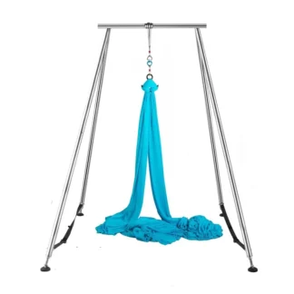 Soporte de yoga aéreo de alta calidad, soportes trapecio con marco de hamaca portátil ensamblados de acero