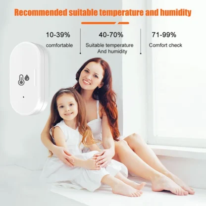 Sensor inteligente de temperatura y humedad Tuya ZigBee, higrómetro para exteriores, termómetro, Mini temperatura Humi