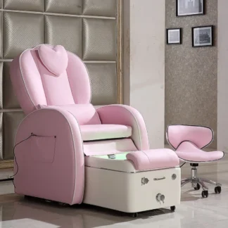Sofá eléctrico para uñas, silla reclinable para baño de pies, sofá para pedicura, belleza individual, masaje de cabello, sofá para salón de uñas