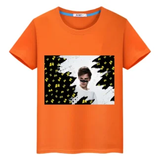 Camiseta de algodón 100% para niños y niñas, camisa de manga corta con estampado de una pieza del orgullo, modelo a4, y2k, Merch A4 Lamb