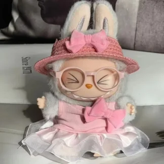 Nueva ropa de muñeca No Dolll Labubu personalizada V1 V2 sombreros estampados de lujo Bikini accesorios preciosos Labubu lindo traje de moda