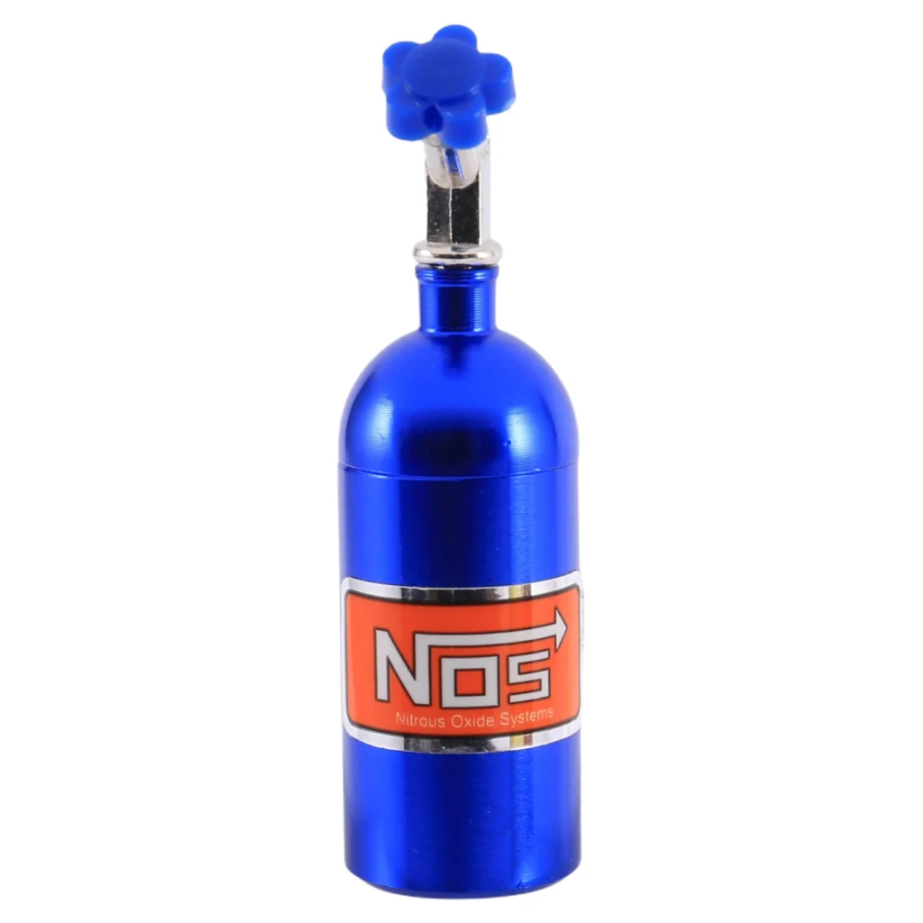 Botella de nitrógeno de Metal simulado NOS para coche teledirigido TRX4 Defender Bronco RC4WD D90 D110 Axial Scx10 1/10, azul, 90046