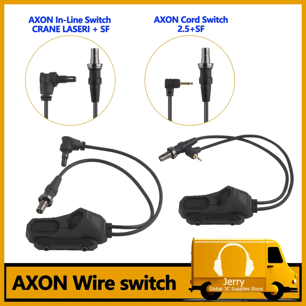 AXON-interruptor de presión modular táctico en línea, botón láser PEQ NGAL SF/2,5, enchufe láser de grúa