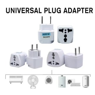 Adaptador de enchufe de conversión Universal a Enchufe europeo, convertidor de viaje portátil, enchufe de conversión de Turismo, 1 unidad