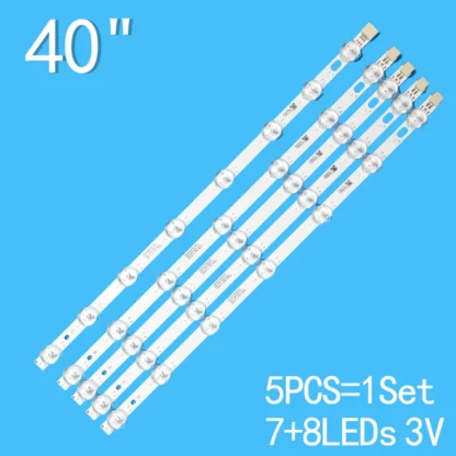 Tira de luces LED de retroiluminación, accesorio para B-TYPE 40DLED_A, VES400UNDS-2D N03 N04 JT014001/01 LED40287 LED40127 40287FHD LED40127FHD