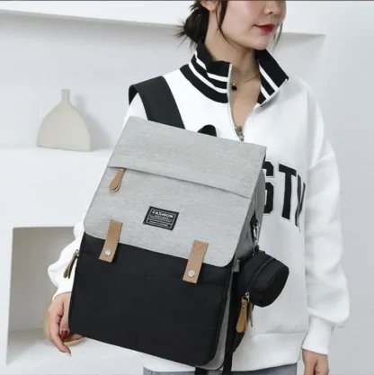 Mochila impermeable de lujo para mamá, bolso multifuncional para pañales, oxford, novedad de 2022