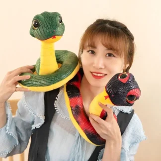 Feliz Año Nuevo, juguete de peluche del Año Serpiente, estilo chino, buena suerte, riqueza, año de serpiente, mascota, juguete, bendición de dibujos animados