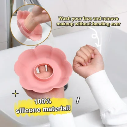 1 par de correa de reloj de pulsera para Spa, Color sólido de silicona, resistente al agua, accesorios para el cabello, herramienta de maquillaje