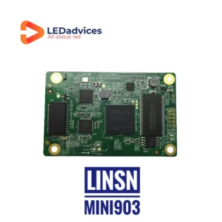 Linsn Mini903 Tarjeta receptora de pantalla LED Sistema de control de pantalla LED Módulo LED Tarjeta de control LED a todo color Alquiler fijo Reparado