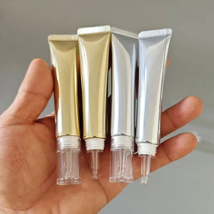 Tubo de manguera vacío de viaje, tubo de crema portátil para ojos, contenedor de cosméticos, tubos goteros de Gel vacíos, 5 piezas, 10ml/15ml /20ml