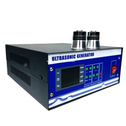 Caja de generador ultrasónico con pantalla Digital de 2400W para pistola de motor automático, piezas de hoja de sierra, rueda, bolos, piezas de Hardware, tanque de limpieza
