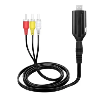 Tarjeta captura vídeo USB2.0 VHS a DVD Video Grabber Convierte cintas VHS a digitales