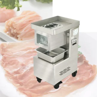 Cortadora de carne eléctrica comercial, trituradora de carne de acero inoxidable, máquina cortadora de carne Vertical, cortadora de verduras