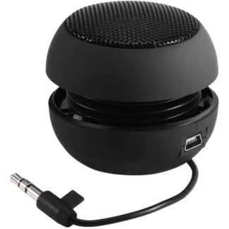 Mini altavoz portátil de viaje con Cable de Audio de 3,5mm, batería integrada de bajo voltaje, altavoz retráctil para IPod