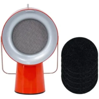 Campana extractora de cocina portátil inalámbrica con 5 filtros de aire de carbón activado, filtro de aceite de acero inoxidable fácil de limpiar