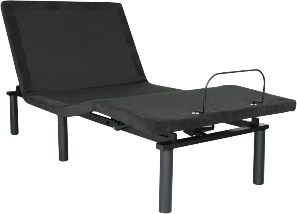 Penau-Base de cama ajustable Twin Xl, marco de cama eléctrico con Control remoto, diseño plegable, puertos de carga Usb, debajo de la cama