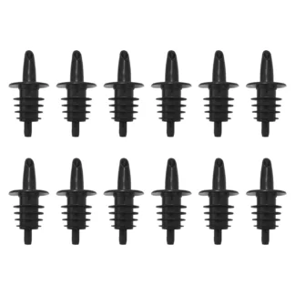 12 Uds. Botella de alcohol de licor de plástico vertedor Bar vino cóctel bebidas