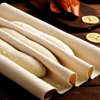 Paño de lino grueso reutilizable para hornear pan, Baguettes de masa, panes, pastelería, herramienta de panadería de cocina