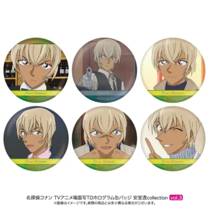 Japón Ntvs Goods Detective Conan Tipo de intercambio Insignias de piscina de personajes personales